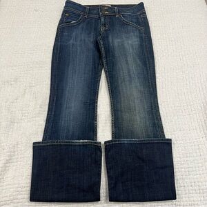 Hudson Signature Bootcut Jeans Y2K Mid Rise Elm Wash Size 27